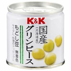 国分 K&K 国産 グリンピース 無着色 85g ×6 メーカー直送｜aprice