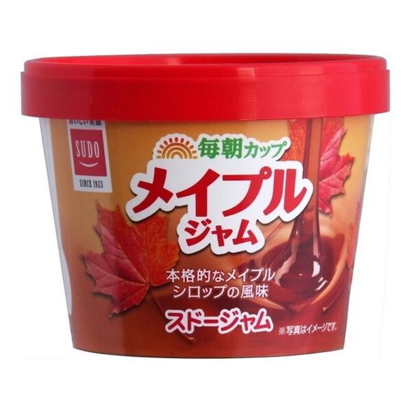 スドージャム SUDO 毎朝カップ メイプルジャム 120g ×12 メーカー直送