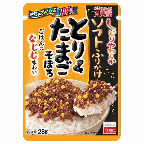 丸美屋食品工業 丸美屋 ソフトふりかけ とり&amp;たまごそぼろ 28g ×10 メーカー直送