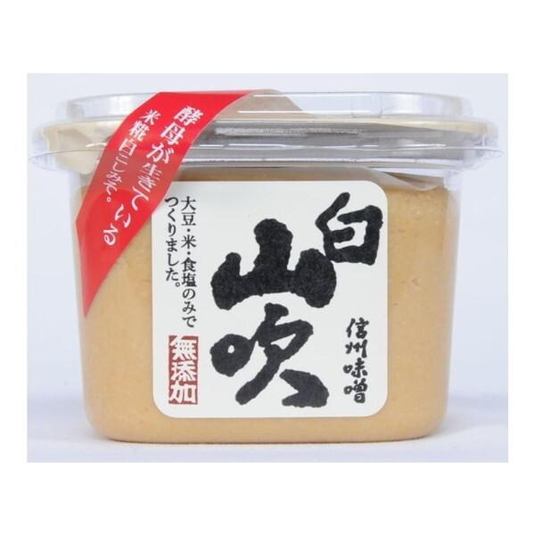 信州味噌 山吹味噌 白山吹 650g ×6 メーカー直送
