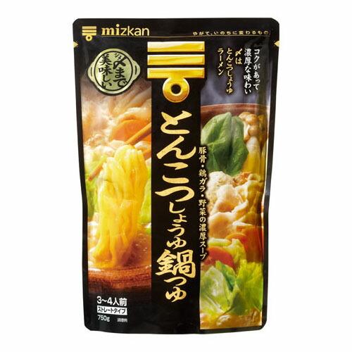 ミツカン 〆まで美味しいとんこつしょうゆ鍋つゆ 750g ×12 メーカー直送