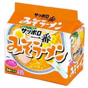 サンヨー食品 サッポロ一番 味噌ラーメン 5食 ×6 メーカー直送｜aprice