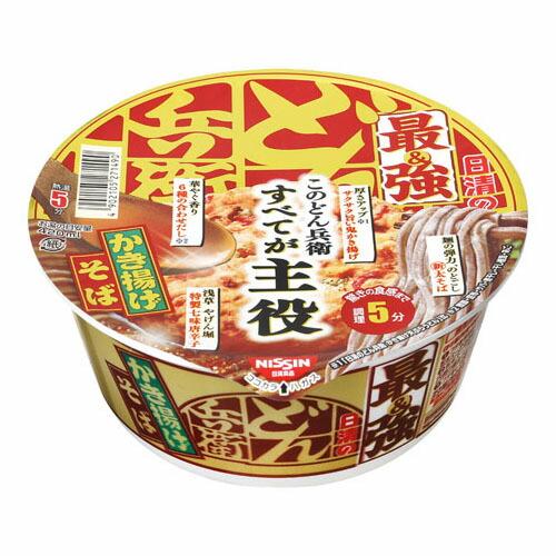 日清食品 最強どん兵衛かき揚げそばカップ 101g ×12 メーカー直送