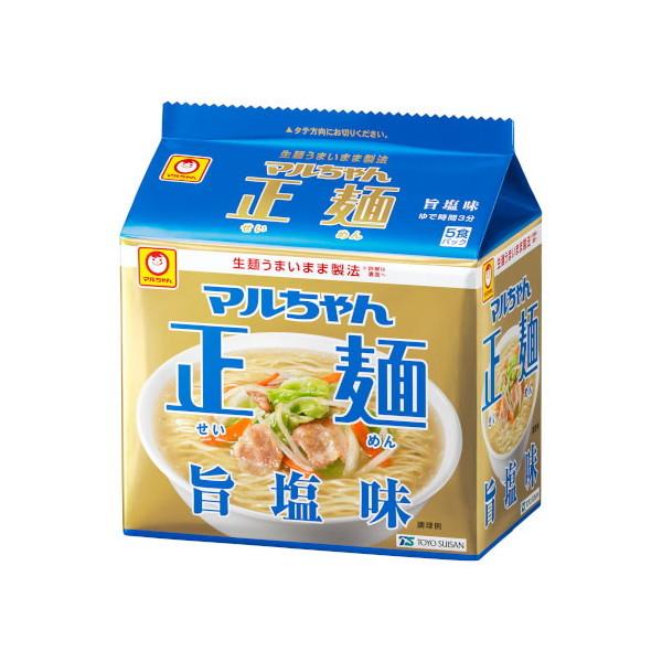 東洋水産 マルちゃん マルちゃん正麺旨塩 5食パック 112gx5 x6 メーカー直送