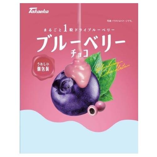 高岡食品工業 高岡食品 ブルーベリーチョコ 90g ×12 メーカー直送