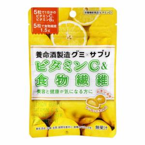 養命酒 グミXサプリ ビタミンC&食物繊維 40g ×6 メーカー直送｜aprice