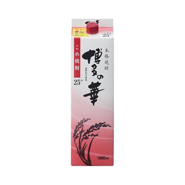 福徳長酒類 単式25゜博多の華 純米 パック 1.8L メーカー直送