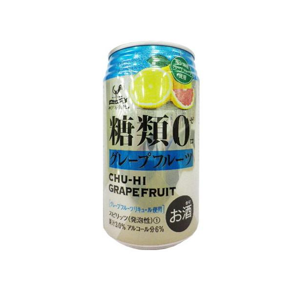 富永貿易 神戸居留地 チューハイグレープフルーツ 糖類ゼロ 缶 350ml x24 メーカー直送