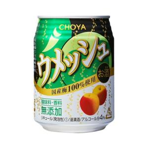 チョーヤ梅酒 チョーヤ ウメッシュ プレーンソーダ缶 250ml x24 メーカー直送｜aprice