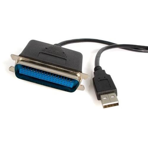 StarTech ICUSB1284 USB - パラレルプリンタコンバータケーブル(1.5m) メ...