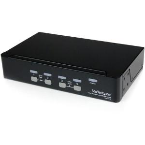 StarTech SV431USB 4ポート VGA対応USB接続KVMスイッチ USBハブ内蔵 メーカー直送｜aprice