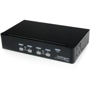 StarTech SV431USB 4ポート VGA対応USB接続KVMスイッチ USBハブ内蔵 メーカー直送
