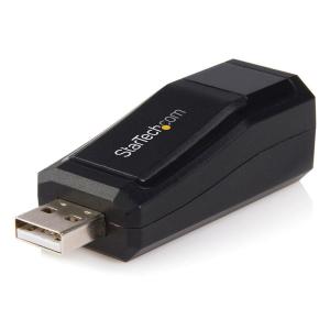 StarTech USB2106S ブラック USB 2.0接続コンパクト有線LANアダプタ