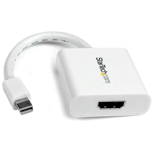 StarTech MDP2HDW ホワイト Mini DisplayPort - HDMI変換アダプ...