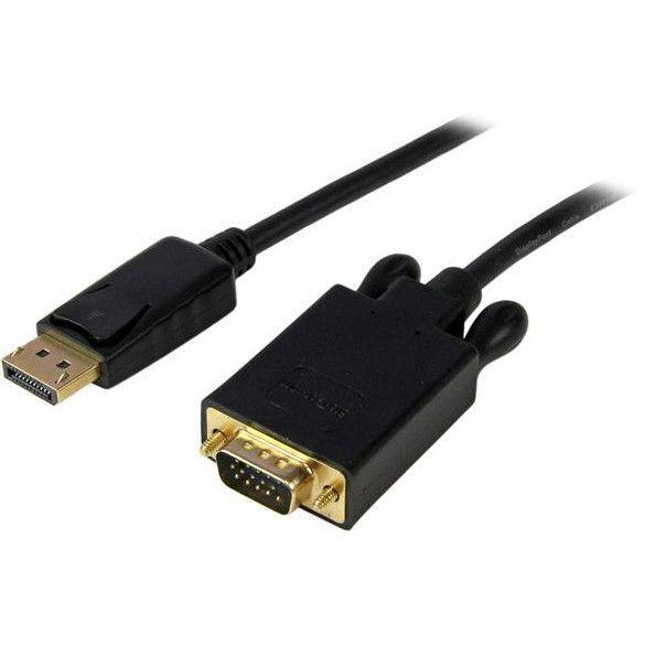 StarTech DP2VGAMM6B ブラック 1.5m DisplayPort−VGA変換ケーブ...