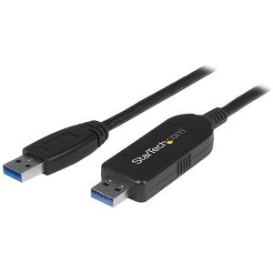 StarTech USB3LINK ブラック USB3.0データリンクケーブル Mac/Windows対応 メーカー直送｜aprice