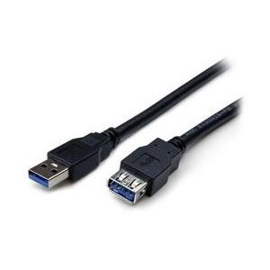 StarTech USB3SEXT2MBK ブラック USB 3.0 延長ケーブル タイプA(オス)...