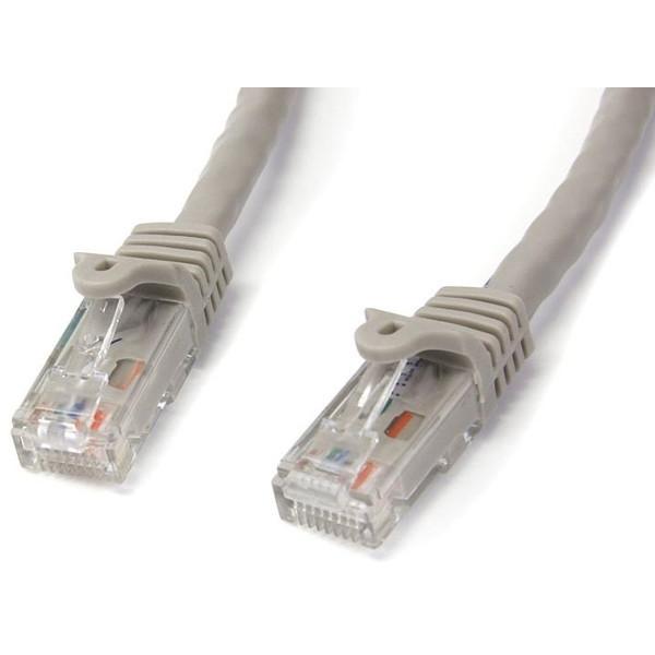 StarTech N6PATC50CMGR グレー カテゴリ6ケーブル (ツメ折れ防止カバー付き/0...