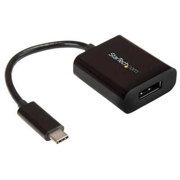 StarTech CDP2DP ブラック USB Type-C DisplayPort ディスプレイ...