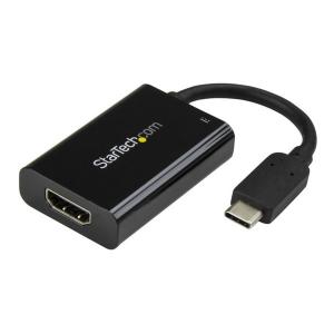 StarTech CDP2HDUCP USB Type-C接続HDMIディスプレイ変換アダプタ 4K/60Hz Thunderbolt 3 互換 60W USB Power Delivery｜aprice