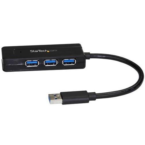 StarTech ST4300MINI 4ポート USB 3.0ハブ 充電ポート付きミニハブ ACア...
