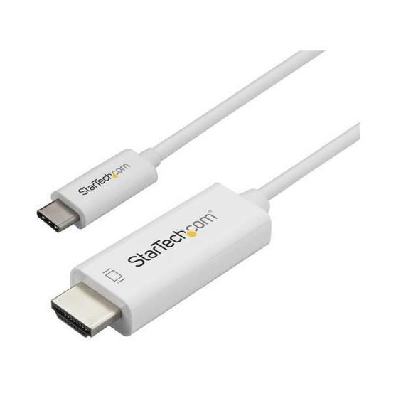 StarTech CDP2HD1MWNL ホワイト USB Type-C-HDMI変換ディスプレイケ...