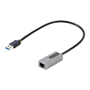 StarTech USB31000S2 スペースグレー USB有線LANアダプター (USB-A接続/USB 3.2 Gen1/10/100/1000Mbps/30cm一体型ケーブルト)｜aprice