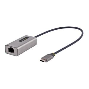 StarTech US1GC30B2 グレー&ブラック USB有線LANアダプター (USB-C接続/USB 3.2 Gen1/10/100/1000Mbps/30cm一体型ケーブル)｜aprice