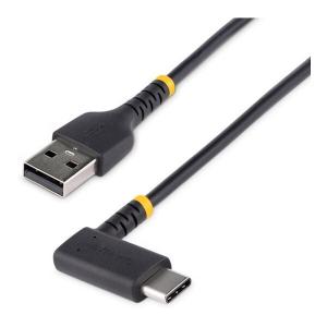 StarTech R2ACR-15C-USB-CABLE USBケーブル (USB-A-USB-C/15.2cm/USB 2.0/L型 右向き/急速充電 & データ転送/高耐久 アラミド繊維補強/Type-C 充電コード)｜aprice