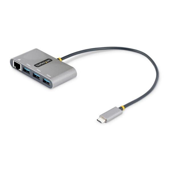 StarTech HB30C3A1GEA2 USB 3.0ハブ (Type-C接続/有線LANアダプ...