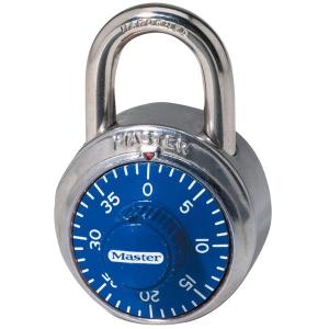 Master Lock 1506JAD ブルー ダイヤル式南京錠