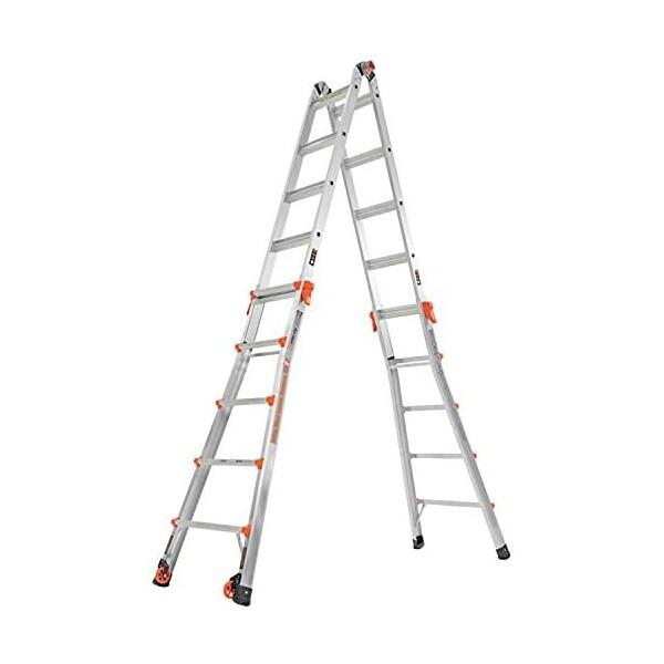 法人送り限定(個人宅配送不可) 長谷川工業 Little Giant ヴェロシティ 伸縮式はしご兼用...