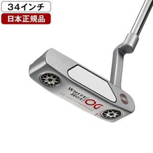 日本正規品 オデッセイ ホワイトホット OG パター 2021年モデル DFX グレーグリップ #1 クランクホーゼル 34インチ