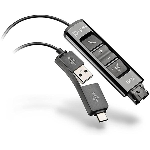 HP 786C7AA Poly DA85 USB to QD Adapter