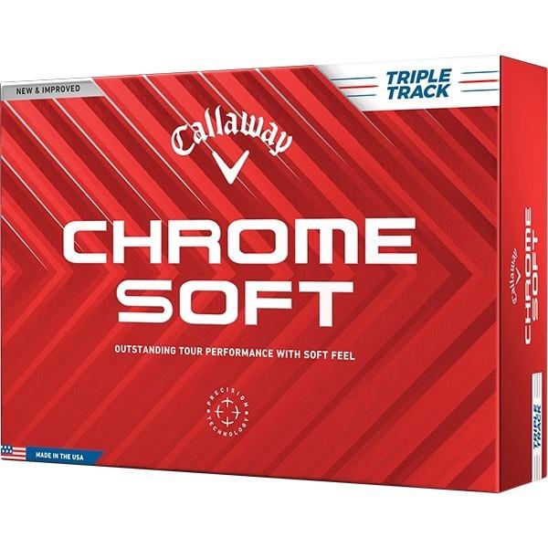 日本正規品 キャロウェイ CHROME SOFT(クロムソフト) ボール 2024年モデル トリプル...