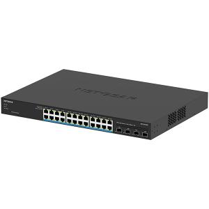 NETGEAR MS324TXUP-100JPS Ultra60 PoE++対応 (720W) 2.5G/1G 24ポート SFP+スロット×4 アプリ&クラウドスマートスイッチ｜aprice