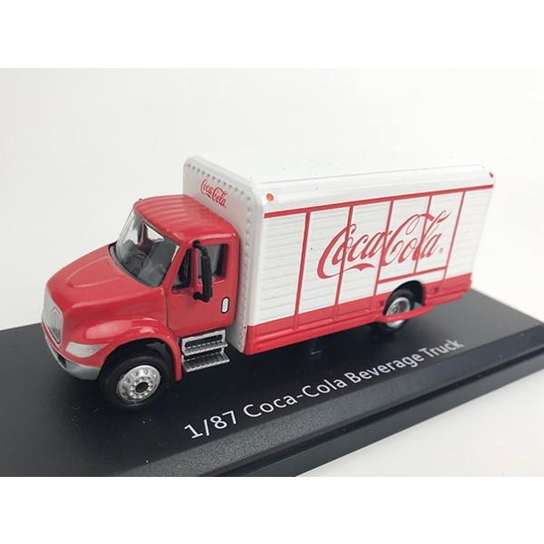 コカコーラ ビバレッジ デリバリー トラック メタルボディ&amp;シャシー 1/87