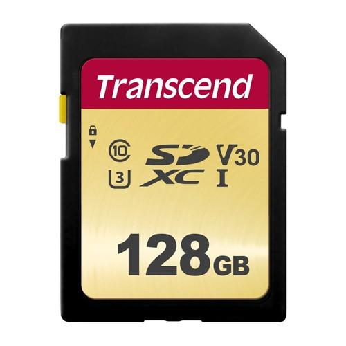 トランセンド TS128GSDC500S SDXCメモリーカード 128GB