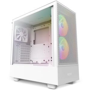 NZXT CC-H51FW-R1 ホワイト H5 Flow RGB ミドルタワー型PCケースの商品画像