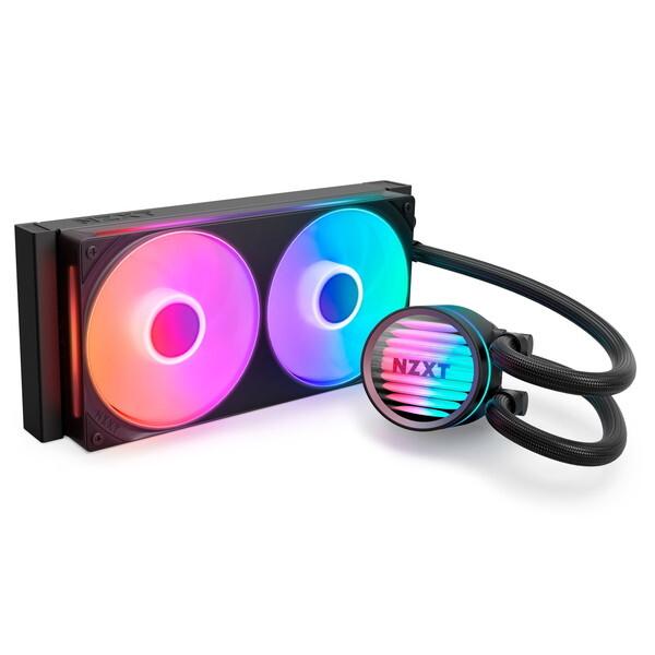 NZXT RL-KR24C-B1 ブラック Kraken Core 240 RGB 水冷一体型CPU...