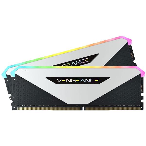 Corsair CMN32GX4M2Z3200C16W ホワイト VENGEANCE RGB RT ...