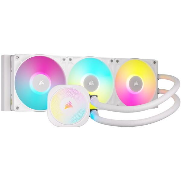 Corsair CW-9061021-WW ホワイト iCUE LINK TITAN 360 RX ...