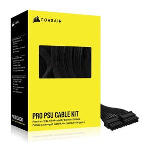 Corsair CP-8920292 ブラック CORSAIR Premium Individually Sleeved Type-5 PSU Cables Pro Kit 電源ケーブル｜aprice