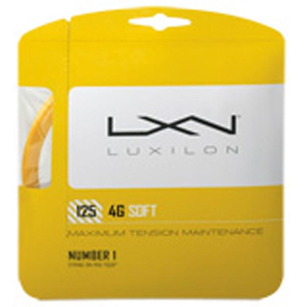 LUXILON (ルキシロン) 硬式テニス用 ガット 4G SOFT 125 SET 1.25mm ...