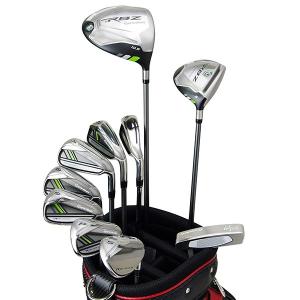テーラーメイド(TaylorMade) RBZ クラブセット 10本組 (1W、5W、#5-PW、SW、PT) キャディバッグ付き カーボン フレックス R 日本正規品