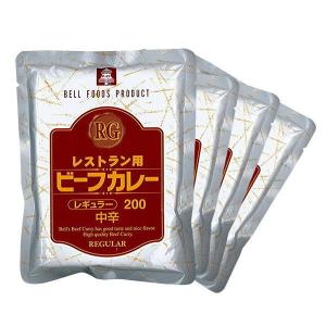 レストラン用 ビーフカレー 中辛 4食 (200g×4) メール便 メーカー直送｜aprice