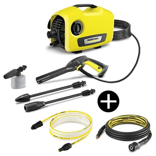 【正規代理店】【お得なセット品】KARCHER(ケルヒャー) K2サイレント + 自吸/延長ホースセ...