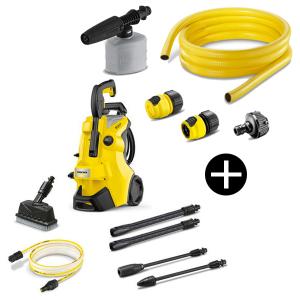 KARCHER(ケルヒャー) 1.603-202.0 K3 サイレント プラス ベランダ 50Hz 高圧洗浄機 (東日本・50Hz専用) + 3M水道ホース + フォームノズルセット