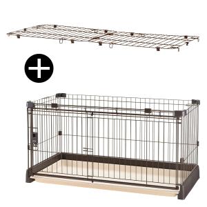 もっとお掃除簡単リッチエル 屋根付きペットサークル 120-60 もっとお掃除簡単ペットサークル 120-60 屋根面 | リッチェル