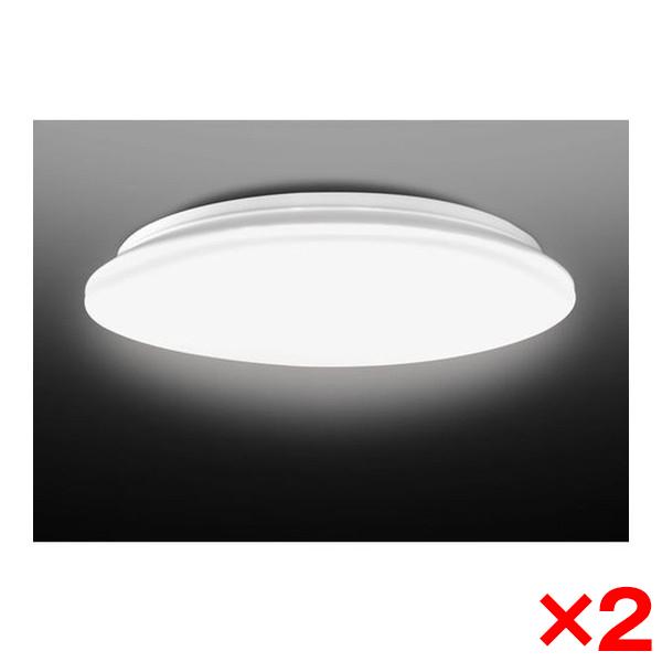 シーリングライト LED 8畳 東芝 2個セット 洋風LEDシーリングライト 昼光色・調光 リモコン...